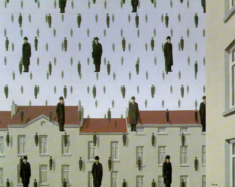 Golconde de Magritte