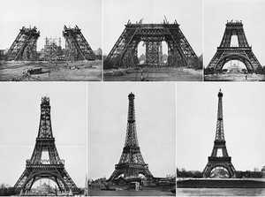 Eiffel tower construction